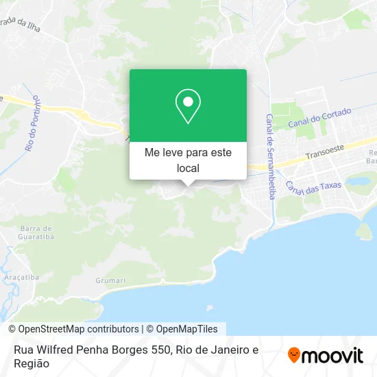 Rua Wilfred Penha Borges 550 mapa