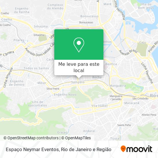 Espaço Neymar Eventos mapa