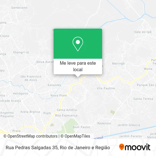 Rua Pedras Salgadas 35 mapa
