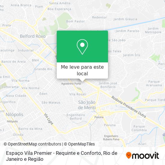 Espaço Vila Premier - Requinte e Conforto mapa