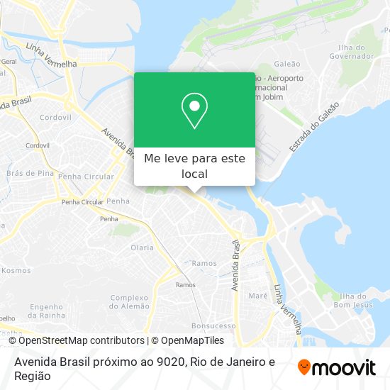 Avenida Brasil próximo ao 9020 mapa