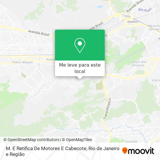 M. E Retifica De Motores E Cabecote mapa