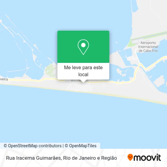 Rua Iracema Guimarães mapa
