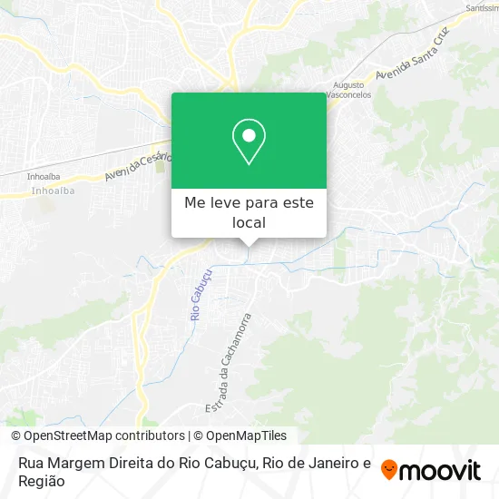 Rua Margem Direita do Rio Cabuçu mapa