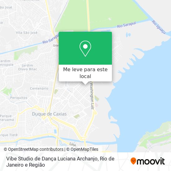 Vibe Studio de Dança Luciana Archanjo mapa