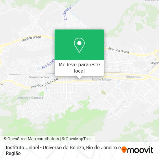 Instituto Unibel - Universo da Beleza mapa