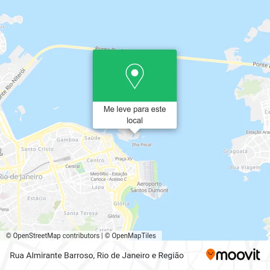 Rua Almirante Barroso mapa