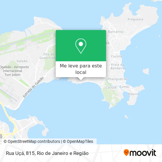 Rua Uçá, 815 mapa