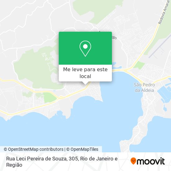 Rua Leci Pereira de Souza, 305 mapa
