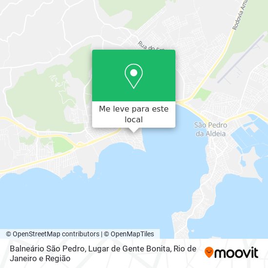 Balneário São Pedro, Lugar de Gente Bonita mapa