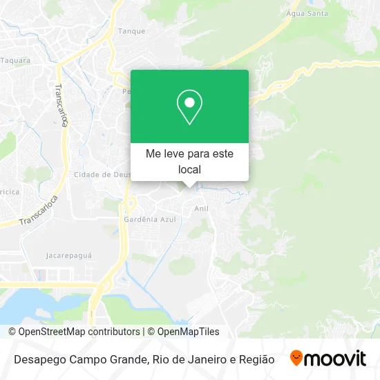 Desapego Campo Grande mapa