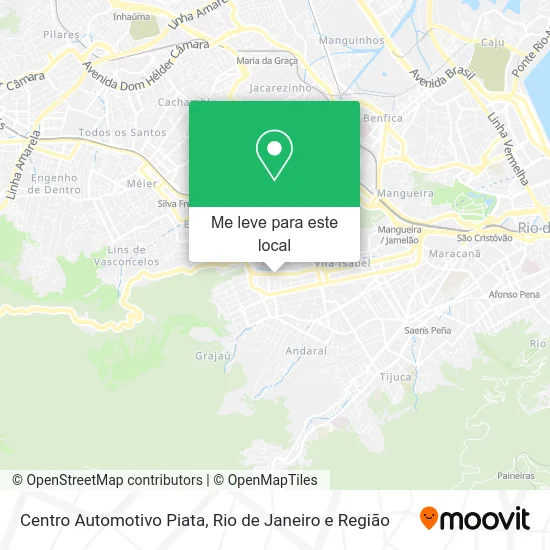 Centro Automotivo Piata mapa