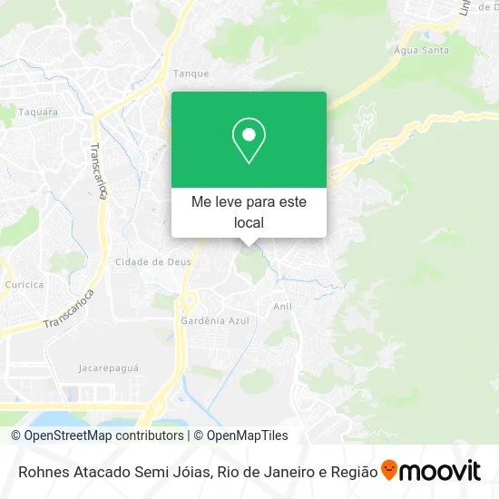 Rohnes Atacado Semi Jóias mapa
