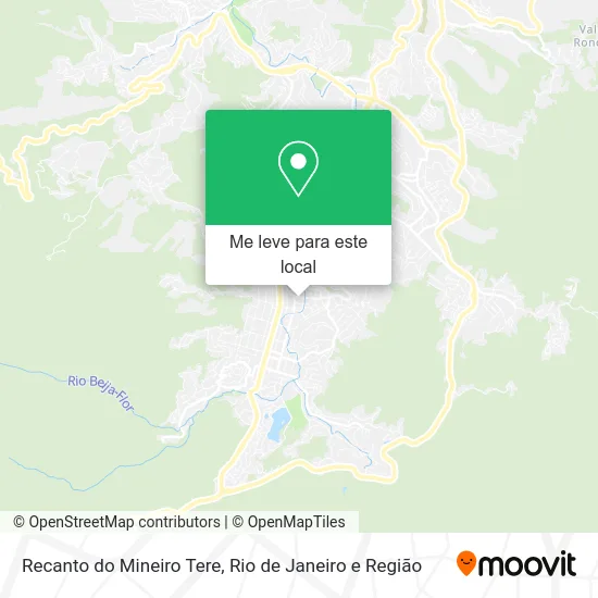 Recanto do Mineiro Tere mapa