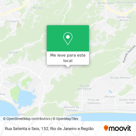 Rua Setenta e Seis, 152 mapa