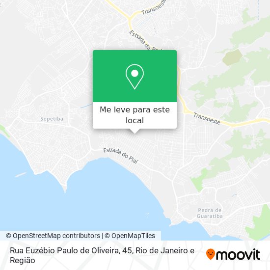 Rua Euzébio Paulo de Oliveira, 45 mapa