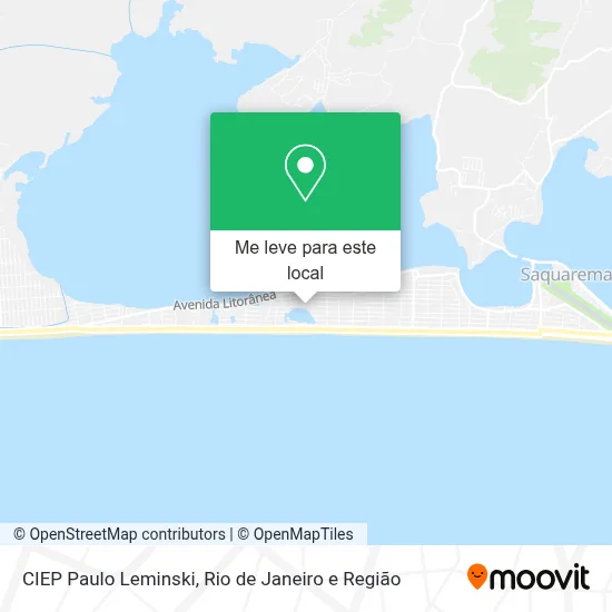 CIEP Paulo Leminski mapa