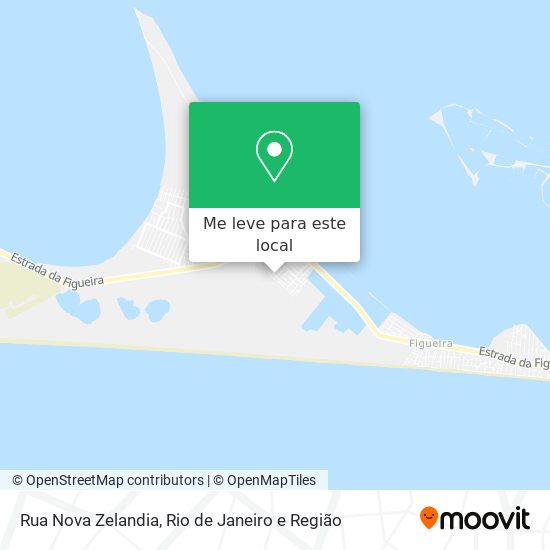 Rua Nova Zelandia mapa