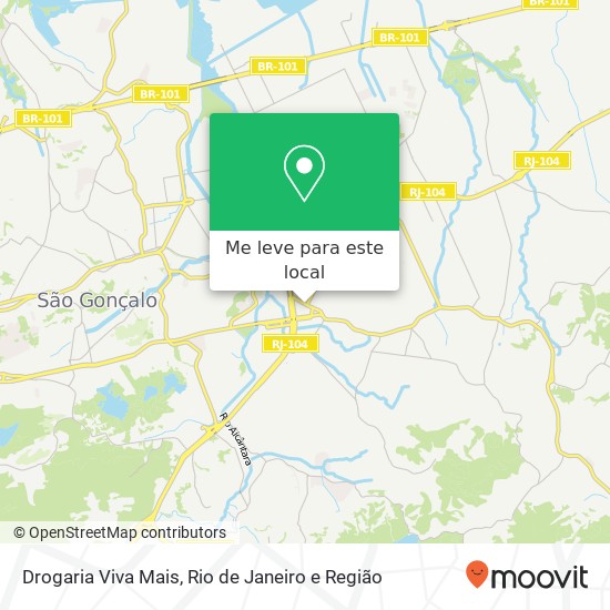 Drogaria Viva Mais mapa