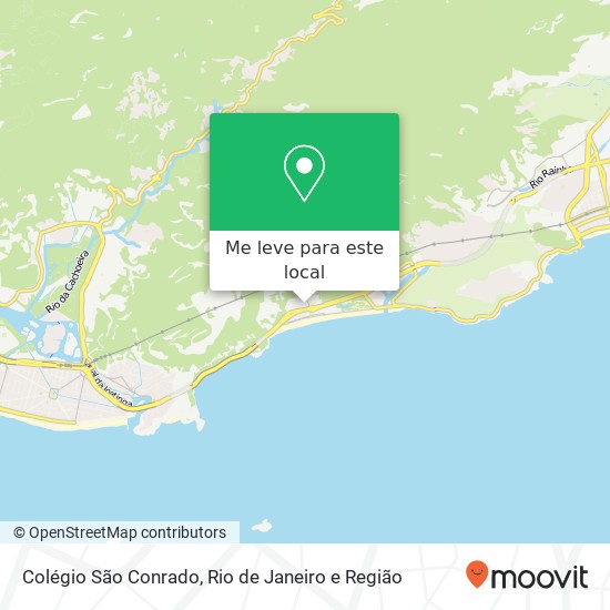 Colégio São Conrado mapa