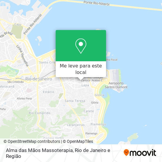 Alma das Mãos Massoterapia mapa