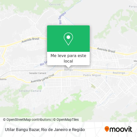 Utilar Bangu Bazar mapa