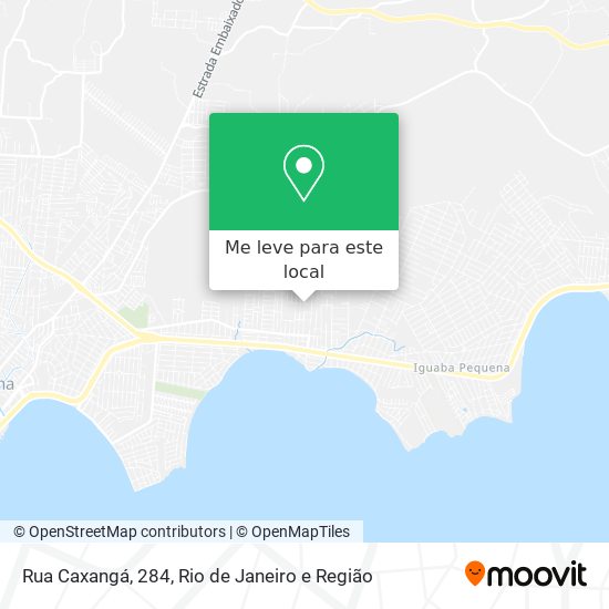 Rua Caxangá, 284 mapa