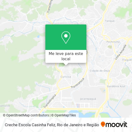 Creche Escola Casinha Feliz mapa