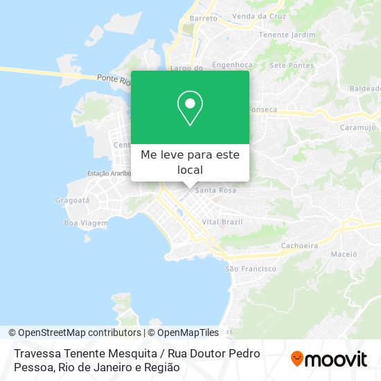 Travessa Tenente Mesquita / Rua Doutor Pedro Pessoa mapa