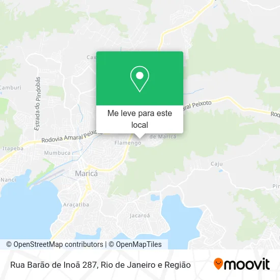 Rua Barão de Inoã 287 mapa