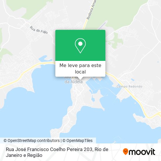 Rua José Francisco Coelho Pereira 203 mapa