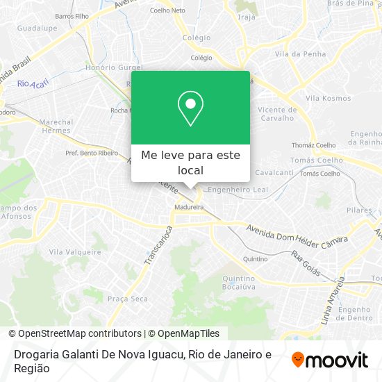 Drogaria Galanti De Nova Iguacu mapa