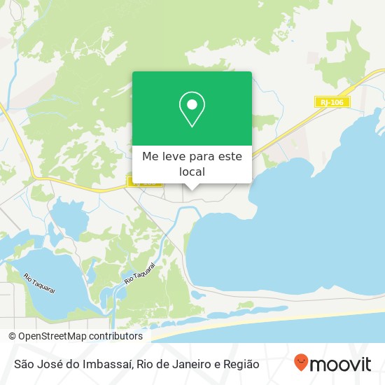 São José do Imbassaí mapa