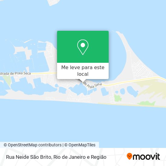 Rua Neide São Brito mapa