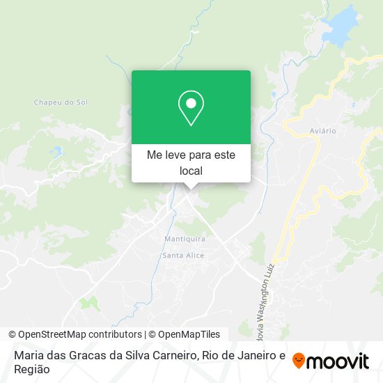 Maria das Gracas da Silva Carneiro mapa