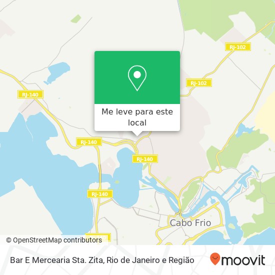 Bar E Mercearia Sta. Zita mapa