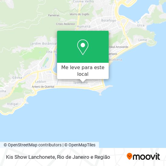 Kis Show Lanchonete mapa