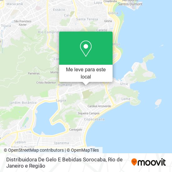 Distribuidora De Gelo E Bebidas Sorocaba mapa