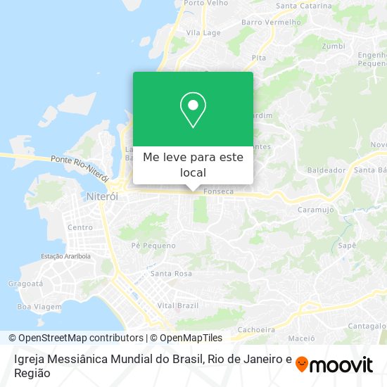 Igreja Messiânica Mundial do Brasil mapa