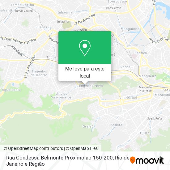 Rua Condessa Belmonte Próximo ao 150-200 mapa