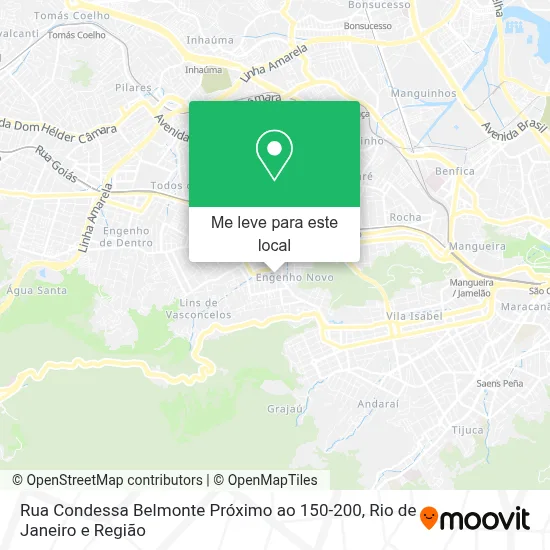 Rua Condessa Belmonte Próximo ao 150-200 mapa