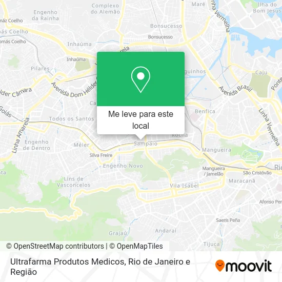 Ultrafarma Produtos Medicos mapa
