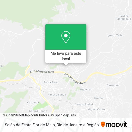 Salão de Festa Flor de Maio mapa
