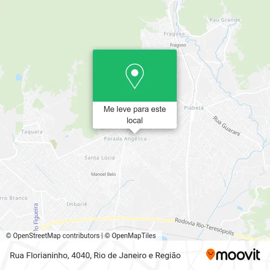 Rua Florianinho, 4040 mapa