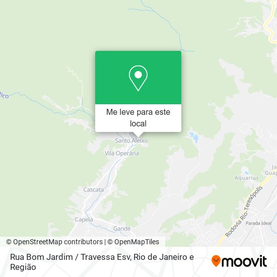Rua Bom Jardim / Travessa Esv mapa