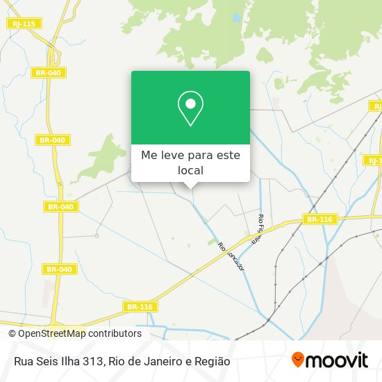 Rua Seis Ilha 313 mapa