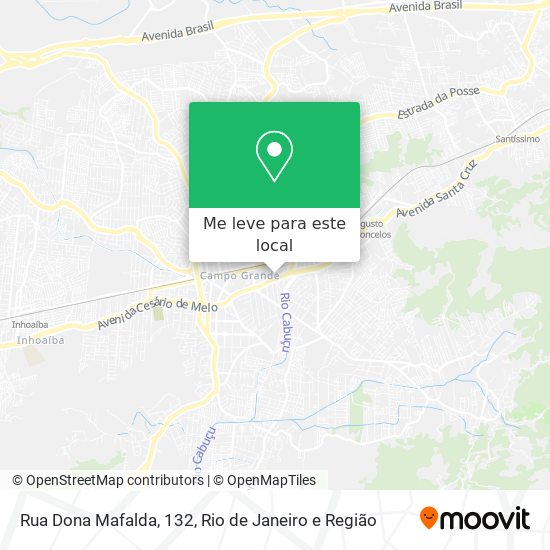 Rua Dona Mafalda, 132 mapa