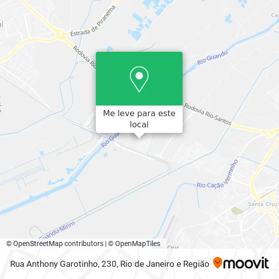 Rua Anthony Garotinho, 230 mapa
