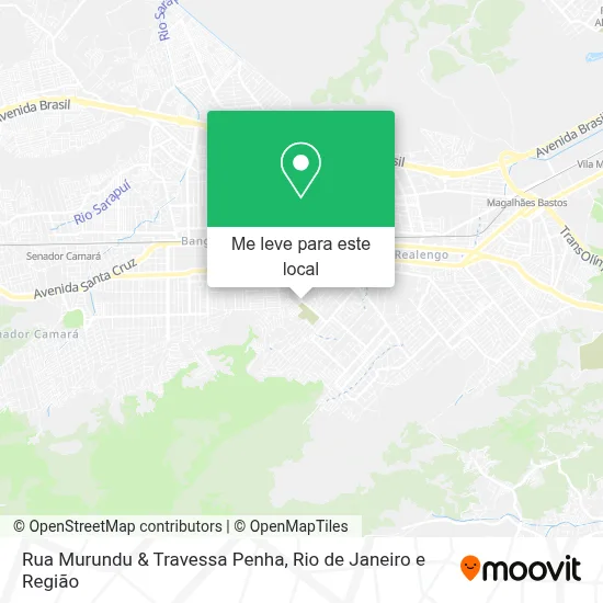 Rua Murundu & Travessa Penha mapa