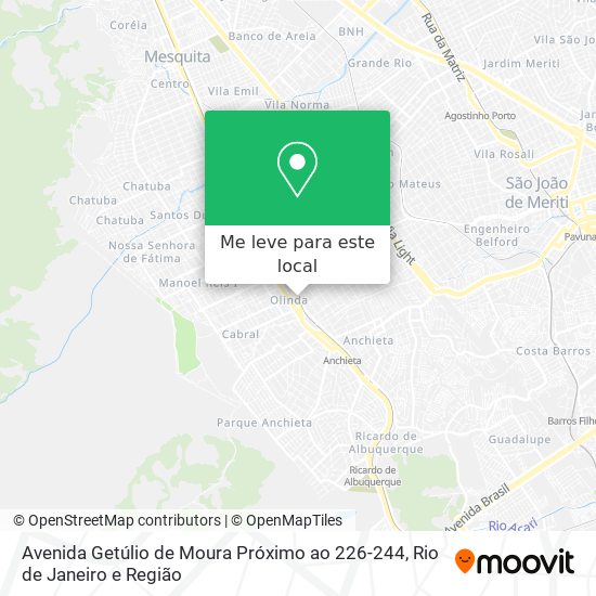 Avenida Getúlio de Moura Próximo ao 226-244 mapa